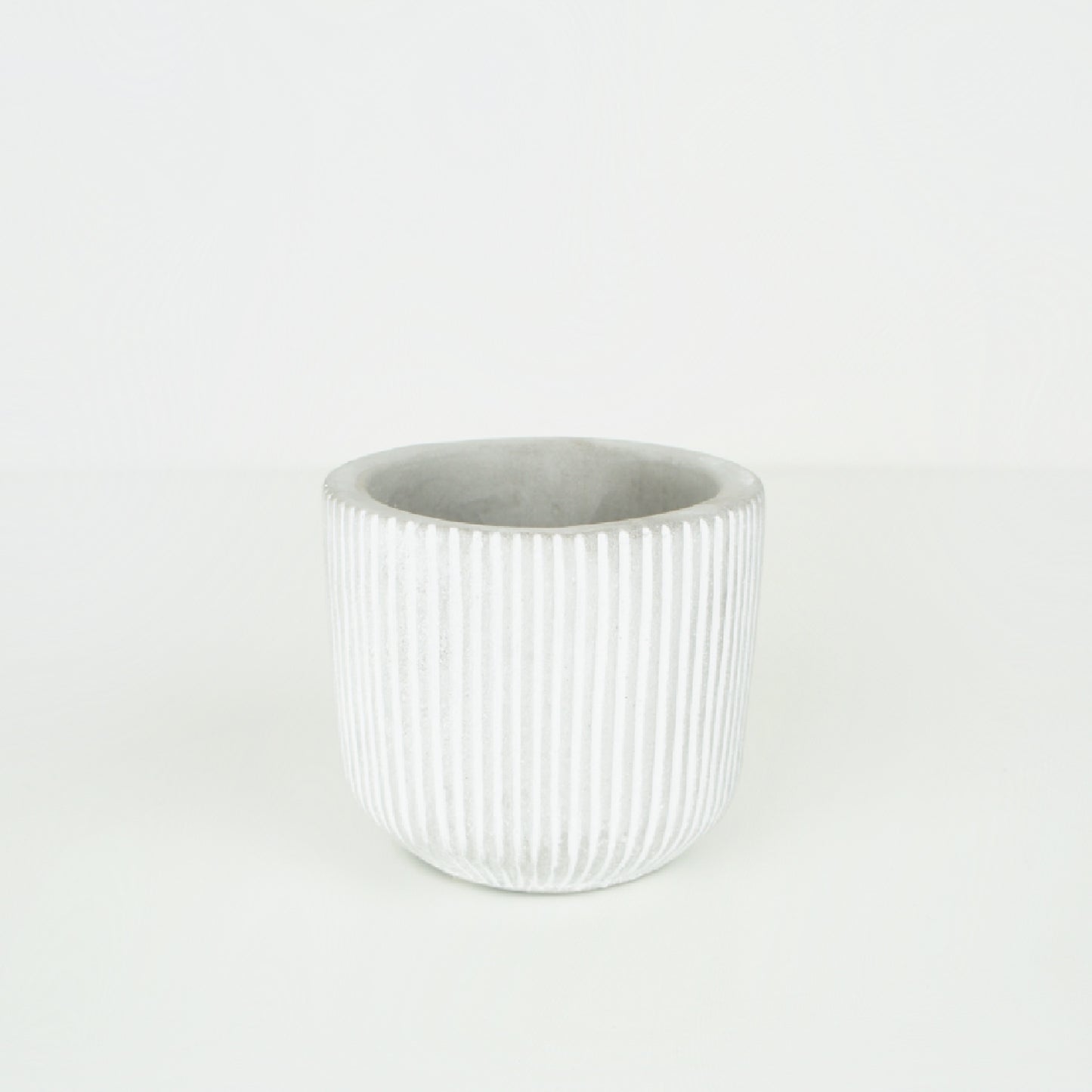 Cache-pot béton gravé mini