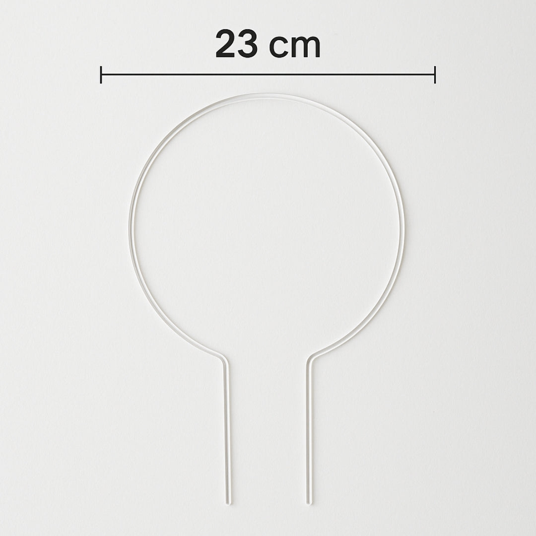Tuteur en cercle transparent – 33 cm