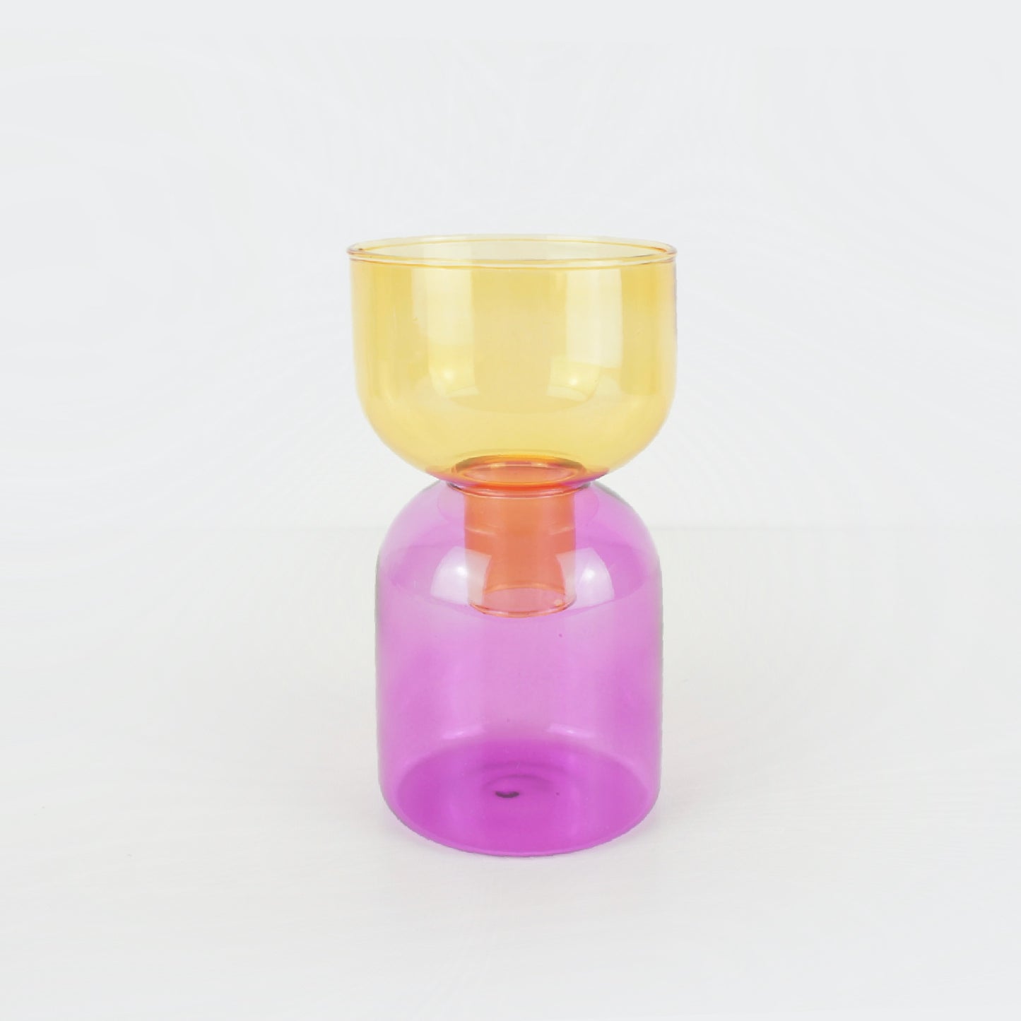 Vase verre Duo coloré
