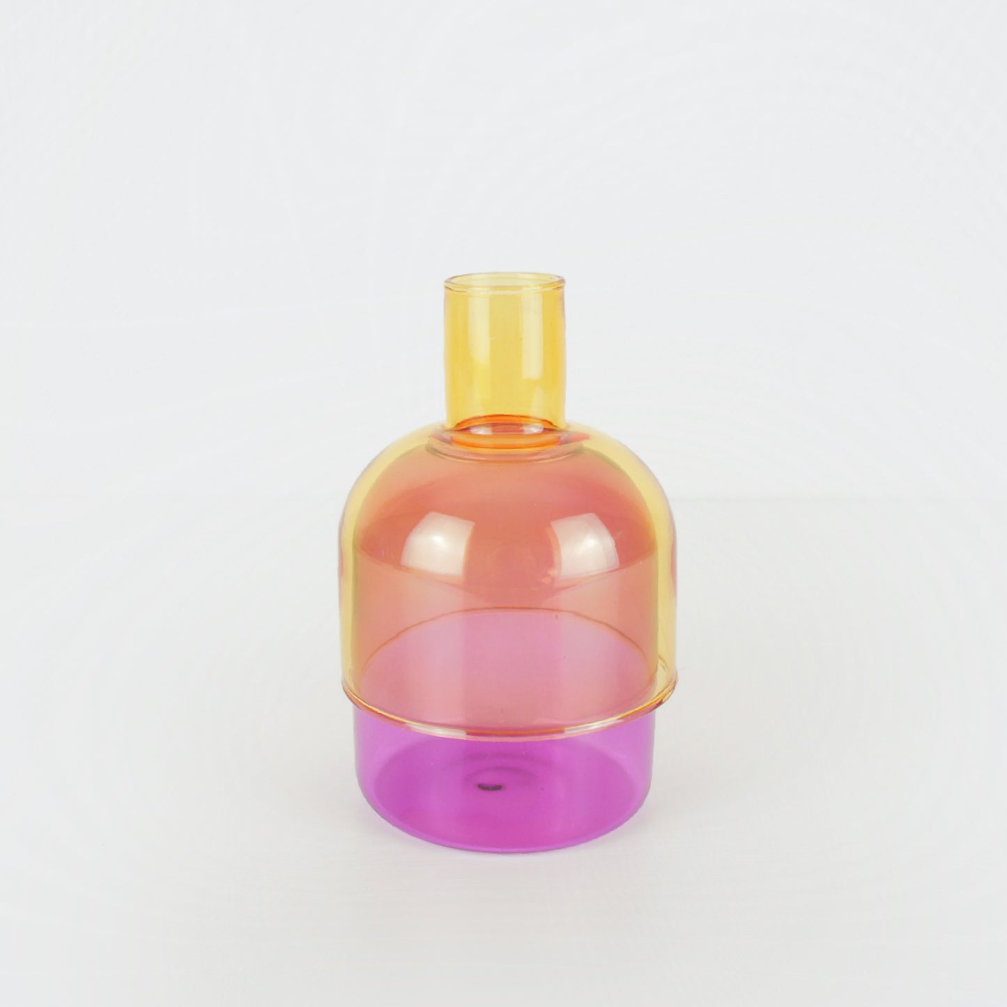 Vase verre Duo coloré