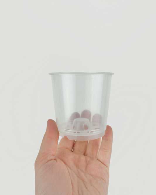 Pot transparent - 9 cm