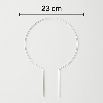 Tuteur en cercle transparent – 33 cm