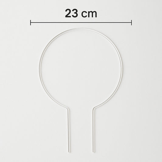 Tuteur en cercle transparent – 33 cm