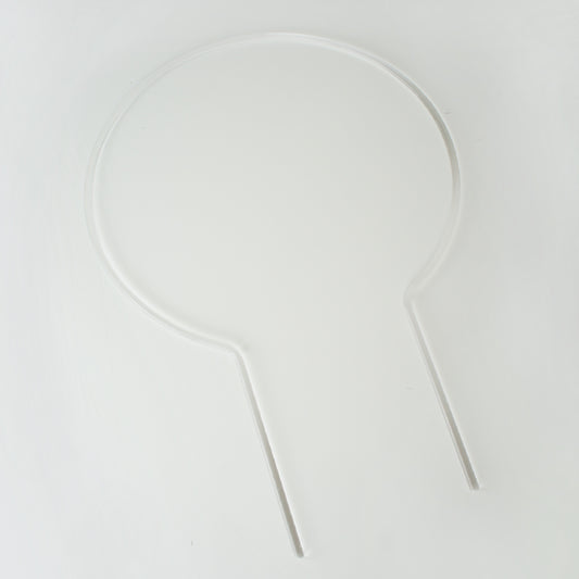 Tuteur en cercle transparent – 33 cm