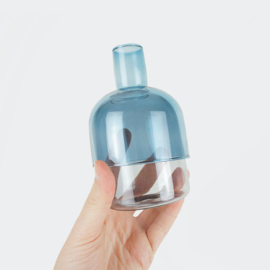 Vase verre Duo coloré