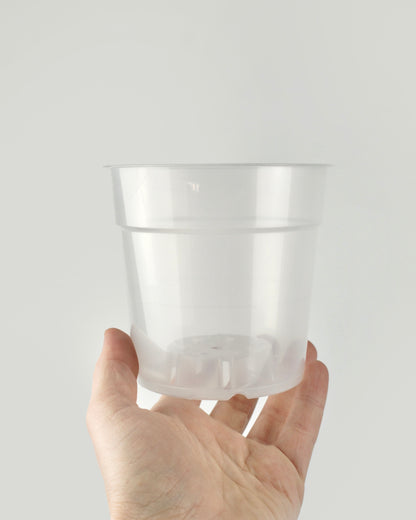 Pot transparent - 11 cm